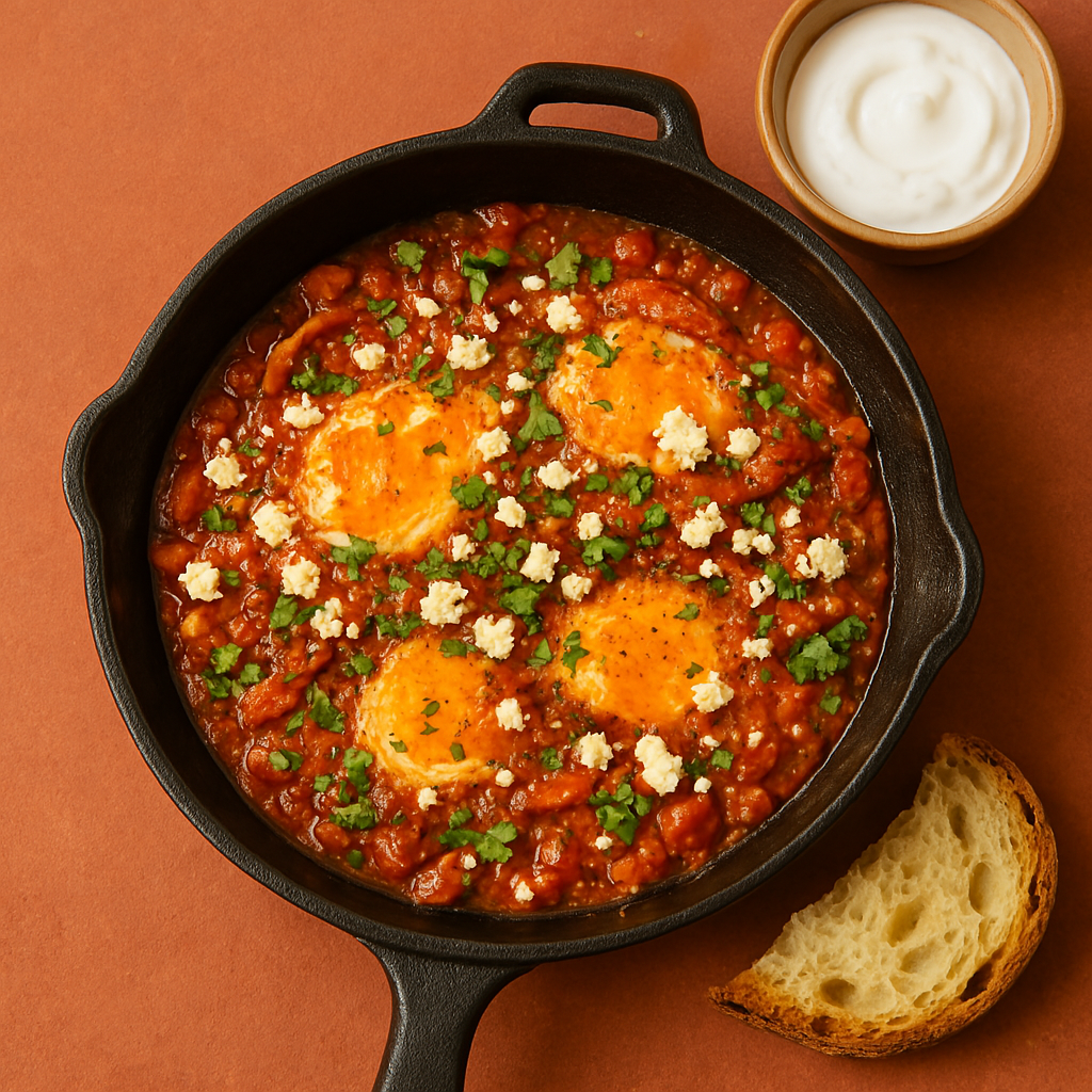 Shakshuka With Dukkha Eggs