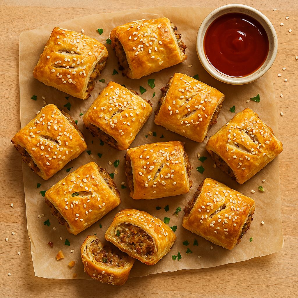 Tuscan Sunset Sausage Rolls