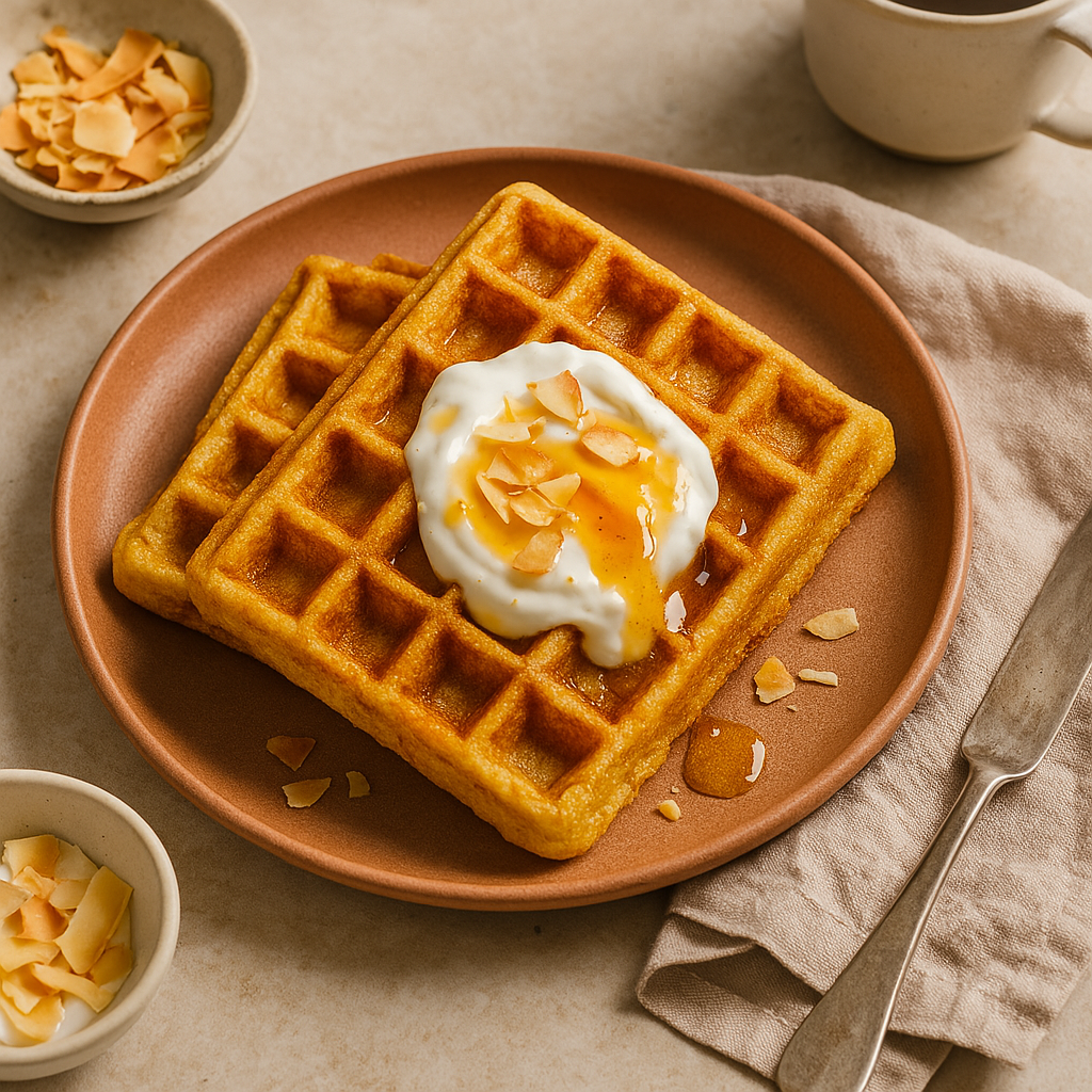 Golden Milk Waffles