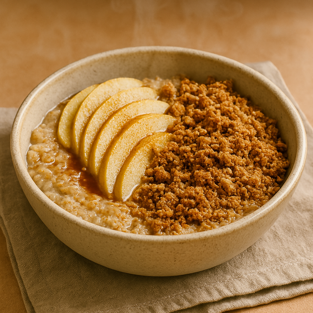 Spiced Apple Crumble Oats