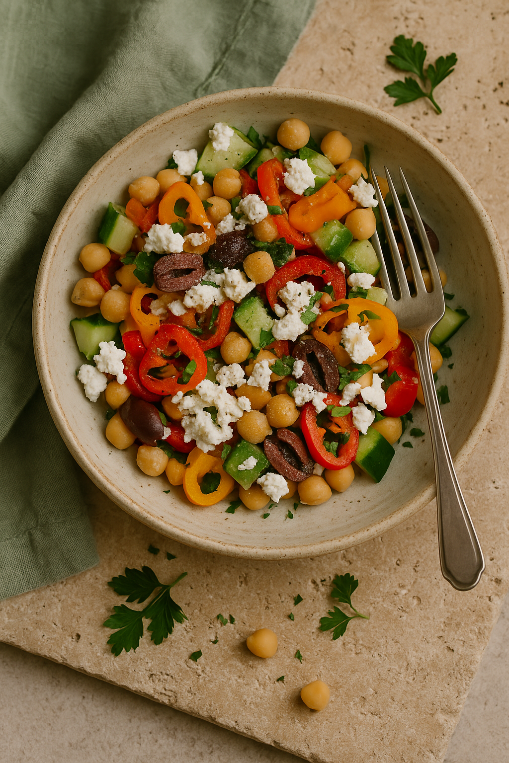 Greek Chickpea Salad