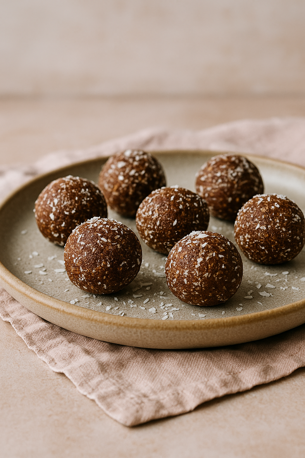 Quick Spiced Cacao Energy Balls