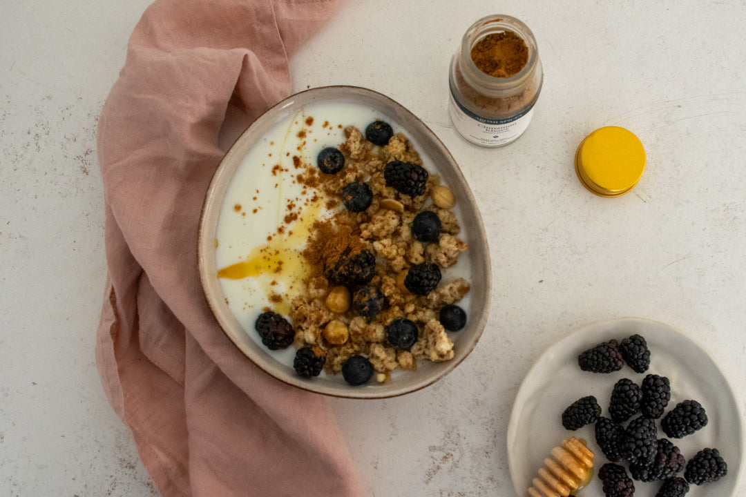 Homemade Granola with Cinnamon Kisses