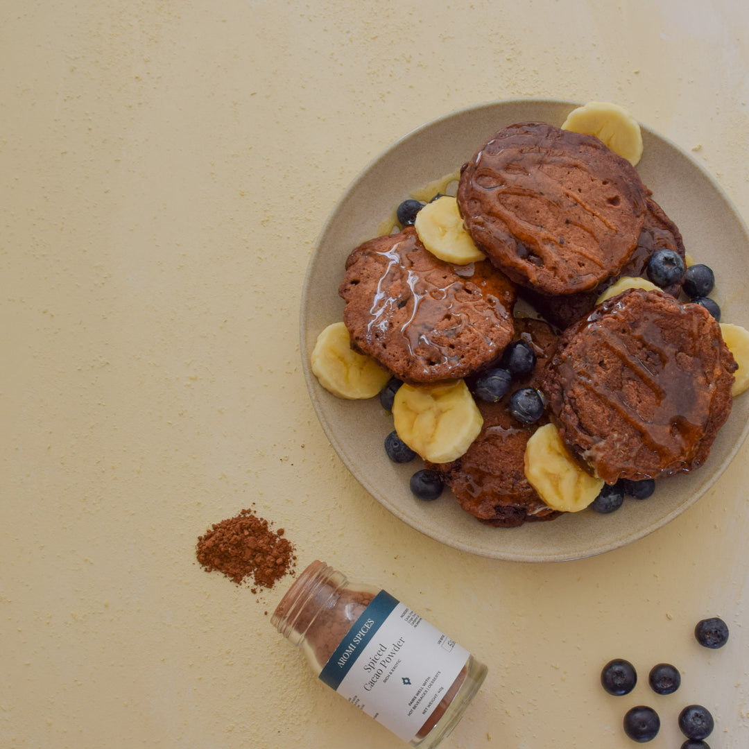 Spiced Cacao Pancakes