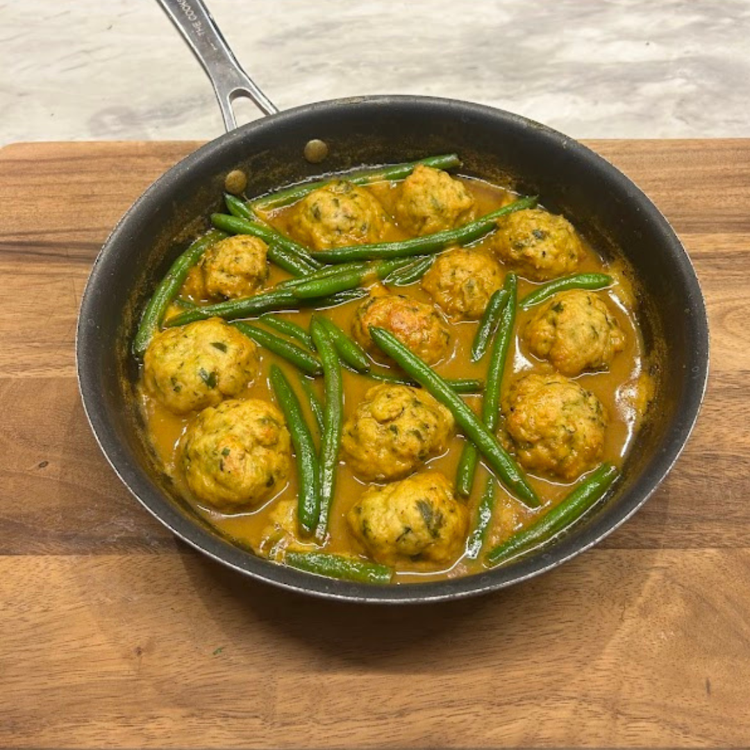 Golden Curry with Chicken Koftas